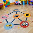 thumbnail image 4 of 1 Set of Children Game Stickers Kindergarten Floor Stickers Interactive Stickers, 4 of 9