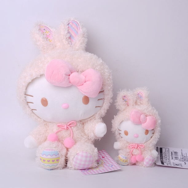 Sanrio-almohada de Hello Kitty para niños, juguete de peluche suave de dibujos animados, Kawali, Kuromi, My Melody, Cinnamoroll