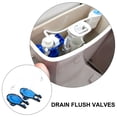 thumbnail image 3 of HAMPPLIES 2Pack Water Stopper Toilet Rubber Blue Sealing for Professional Installations, 3 of 8