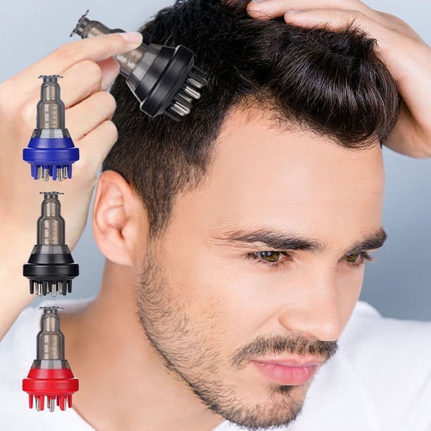 Mini aplicador para cuero cabelludo y cuero cabelludo - Bola aplicadora líquida de plástico con peine de masaje para sérum y acondicionadores
