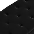 thumbnail image 4 of Tufted Bench with Internal Storage for Counter Stools | Stylish Seating and Storage for Items | Velvet Upholstered and TB117 Foam | Safety Hinges for Quiet Operation, 4 of 4