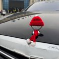 thumbnail image 4 of Ornement d'Emblème Mercedes E-Class et S-Class avec Chapeau Rouge et Foulard, 4 of 8