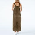 thumbnail image 3 of Women's Classic Denim Ripped Jumpsuit - Loose Fit, Adjustable Straps, Casual Style, 3 of 5