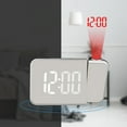 thumbnail image 1 of Pgyong Electronics Clearance Digital Clock,Projection Alarm Clock,Digital Alarm Clock with Rotating Projector,4-Stage Brightness Adjuster,Clear LED Display,Snooze Function,12/24 Hour, 1 of 7