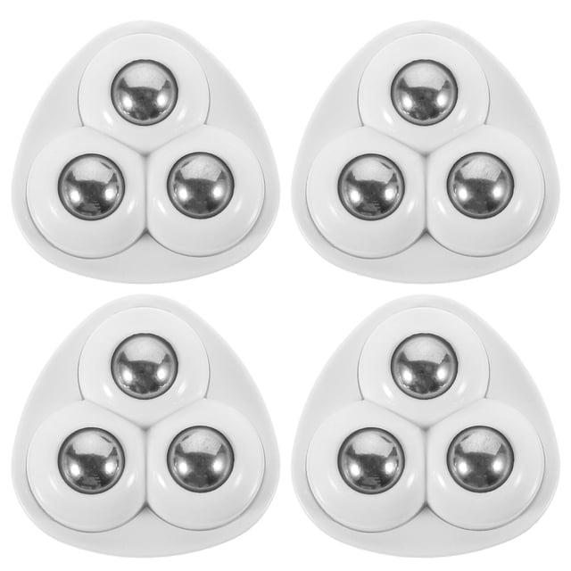 OUNONA 4Ud Giratorias Adhesivas Para Basureros Con Soporte Resistente Y Silencioso