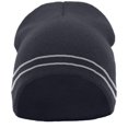 thumbnail image 1 of Pacific Headwear 601K.301.OS Basic Knit Beanie, Navy & White - One Size, 1 of 1