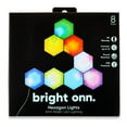 onn. 8Pack RGBIC HEXAGON LIGHTS