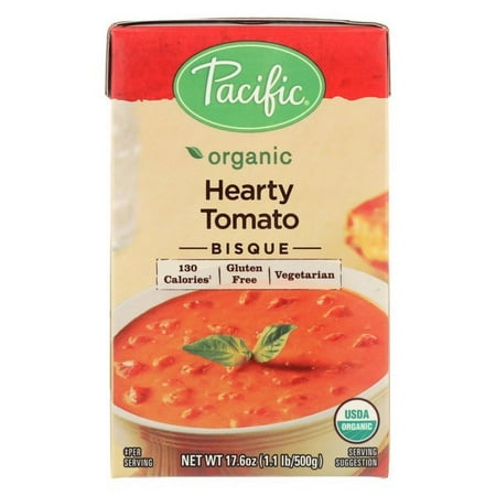 Pacific Natural Foods Bisque - Hearty Tomato - Pack of 12 - 17.6