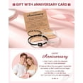 thumbnail image 5 of Sunyuer Pinky Promise Knot Couples Bracelets Anniversary Christmas Valentines I Love You Gifts for Boyfriend Girlfriend Women Men, 5 of 6