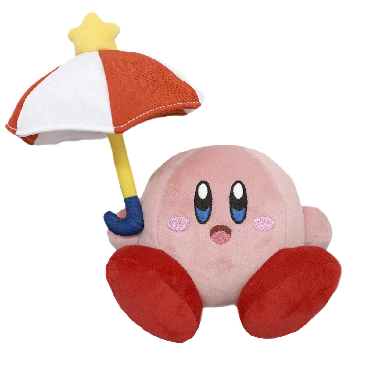 Kirby Nintendo 7 Inch Plush - Parasol Kirby - Walmart.com