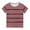 Pink2, variant on MeetoTime Kids Short Sleeve Tops Summer Casual Round Neck Striped Printed T-Shirt Tee for Boys Girls 3-14Years