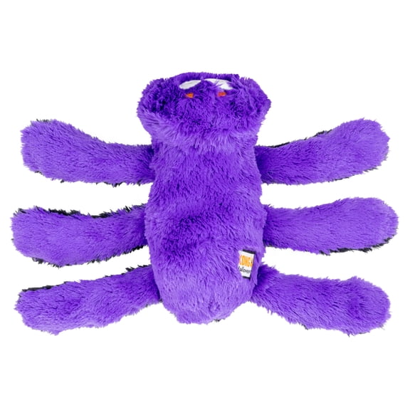 KONG® Halloween Cozie™ Dog Toy, Spider, Purple, Medium