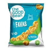 The Good Bean Crispy Favas - Sea Salt - (50 Pack) 1 oz Bag - Fava Beans - Vegan Snack with Good Source of Plant Protein and Fiber