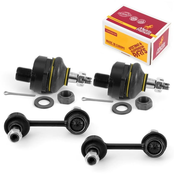 Metrix Premium Chassis Parts - 4 PC Front L/R Sway Bar Stabilizer End Link & Front Upper L/R Ball Joint Kit Fits 04-06 Acura TL, 04-08 TSX, 03-07 Honda Accord, K90456, K90457, K90492