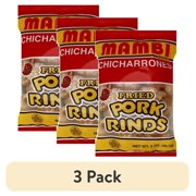 (3 pack) MAMBI FRIED PORK RINDS 12/3.5 OZ