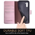 thumbnail image 5 of SUANPOT For Samsung Galaxy Note 10 Wallet Case with RFID Blocking Credit Card Holder,Rose Gold, 5 of 6