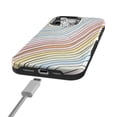 thumbnail image 5 of Casely iPhone 15 Pro Max Case | Ride The Wave | Pastel Rainbow Lined | Bold Case | Compatible with MagSafe and Action Button, 5 of 7