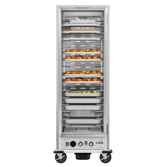 33" Commercial Insulated Heated Holding/Proofing Cabinet in Silver
