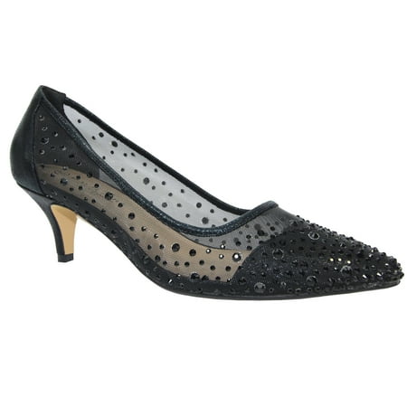 

Lunar Womens Alisha Faux Gemstone Court Shoes