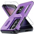 thumbnail image 1 of Funda de teléfono CASEJEEN para Samsung Galaxy S24 FE - Púrpura, 1 of 8