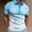 Light Blue, variant on Vetsdori Short Sleeve Shirts for Men Polo Pullover Summer Button up Casual Mesh Quick Dry Print Gift for Men Mens T-Shirts Ropa Para Hombre
