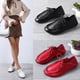 thumbnail image 2 of Mocasín 2022, mocasines para mamá, mocasines de suela suave, informales para mujer, zapatos de Ballet de talla grande para conducir, zapatos cómodos con cordones para abuelita, 35-4341 Gao Jinjia LED, 2 of 2