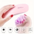 thumbnail image 2 of Mini Nail Polish Glue Drying Lamp USB Interface Folding Mini Mouse Light Therapy Lamp LED Nail Enhancement Lamp, 2 of 5
