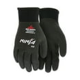 thumbnail image 1 of Ninja Ice HPT Palm/Fingertip Coated Insulated Work Gloves, Medium, Black | Bundle of 2 Pairs, 1 of 1