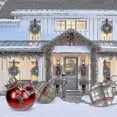 thumbnail image 3 of Bola adornada inflable gigante del Pvc de la Navidad, decoraciones al aire libre inflables de la Navidad, 3 of 5