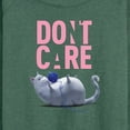 thumbnail image 3 of The Secret Life of Pets - Don't Care - Women's Lightweight French Terry Long Sleeve Shirt, 3 of 5