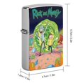 thumbnail image 2 of Rick y Morty-theme Copper Metal Lighter Shell, Premium Replacement Refillable Lighter Case with Durable Metal Construction, Compatible with Zippo and Most Standard Lighter Models, 2 of 6