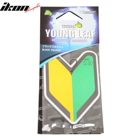 Compatible with Treefrog Young Leaf Air Freshener Black Squash Scent Paper Freshener New 1