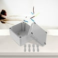 Goilinor Project Box Electric Power Cord Box Weatherproof Junction Box