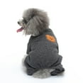 thumbnail image 4 of BT Bear Dog Jumpsuit,Dog Winter Warm Onesie Pajamas,Cold Weather Pullovers for Small Medium Dogs XS(Grey), 4 of 7