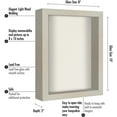 thumbnail image 3 of Americanflat 8x10 Shadow Box Frame, Lightwood, 3 of 4