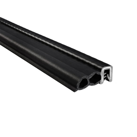 USA-Made Weather Stripping Roll | EPDM Rubber | 50-Foot Length | For Doors/Windows/Compartments