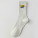 thumbnail image 1 of Calcetines deportivos de poliéster para hombre, bordados, transpirables, antiolor y de media pantorrilla, gruesos y absorbentes., 1 of 2