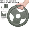 FIXTECH Olympic TriGrip Cast Iron Plate for Strength Training