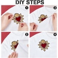 thumbnail image 3 of 8 parches de cuentas de diamantes de imitación con forma de corazón, 4 estilos, bordados, para coser, decorativos, apliques, 3 of 9