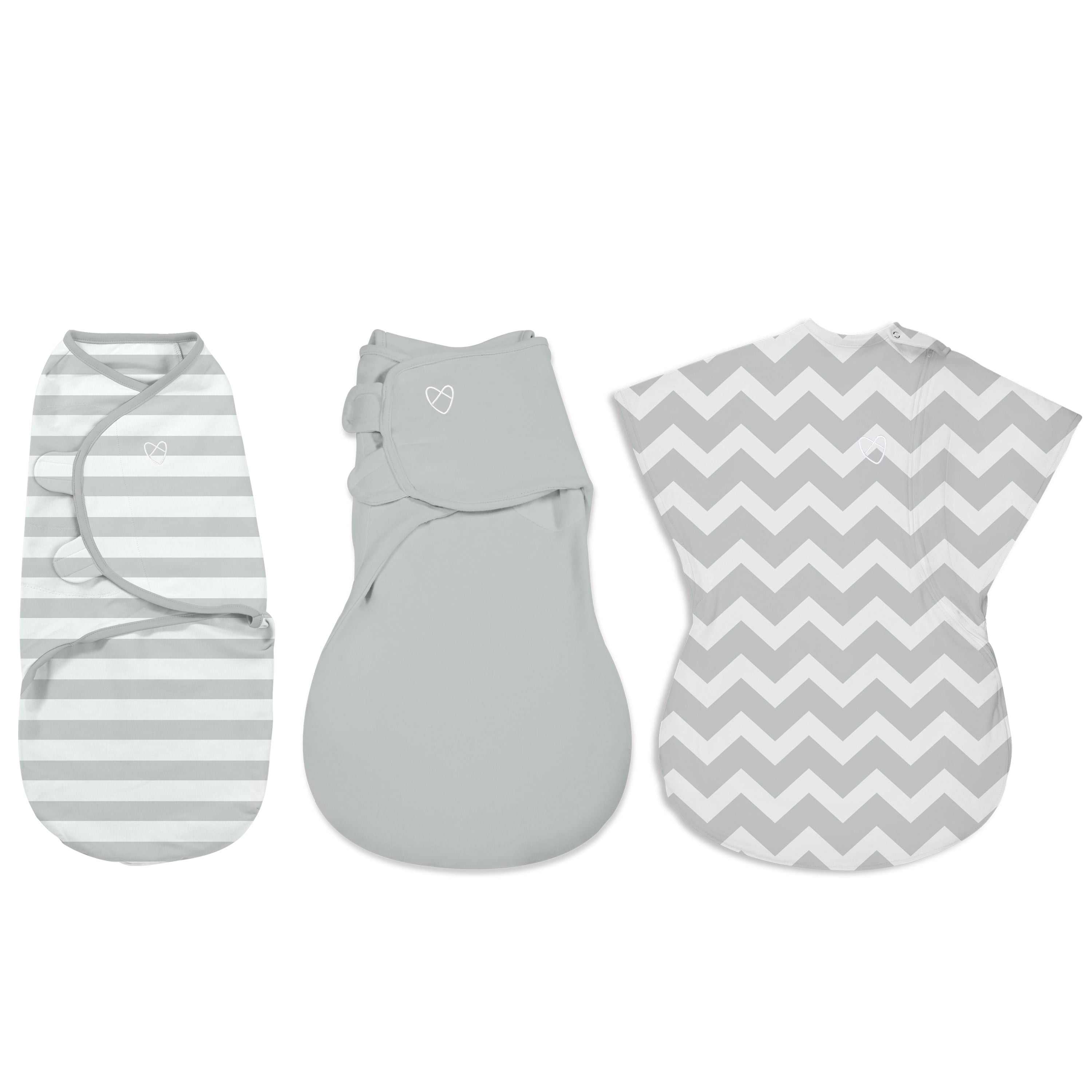 SwaddleMe Sleep Stages Kit Goodnight Gray 3pk
