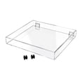 thumbnail image 2 of Protector antipolvo para tocadiscos premium, fácil de limpiar, transparente, tapa protectora para tocadiscos LP120x, 2 of 9