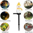 thumbnail image 7 of Christmas Solar Energy Snowman Lawn Garden Atmosphere Lamp,Outdoor Garden Landscape Decorative Lamp Yellow Snowman, 7 of 7