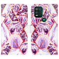 thumbnail image 4 of Allytech Wallet Case for Motorola Moto G Stylus 5G 6.8-Inch 2021 Released - Marble Series Flip Folio Kickstand Cards Slots Bumper TPU Back Cover Shockproof Drop Protective Wallet Case for Girls Women, 4 of 5