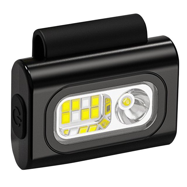 Faro magnético Recargable por USB Impermeable con clip Ygjytge negro