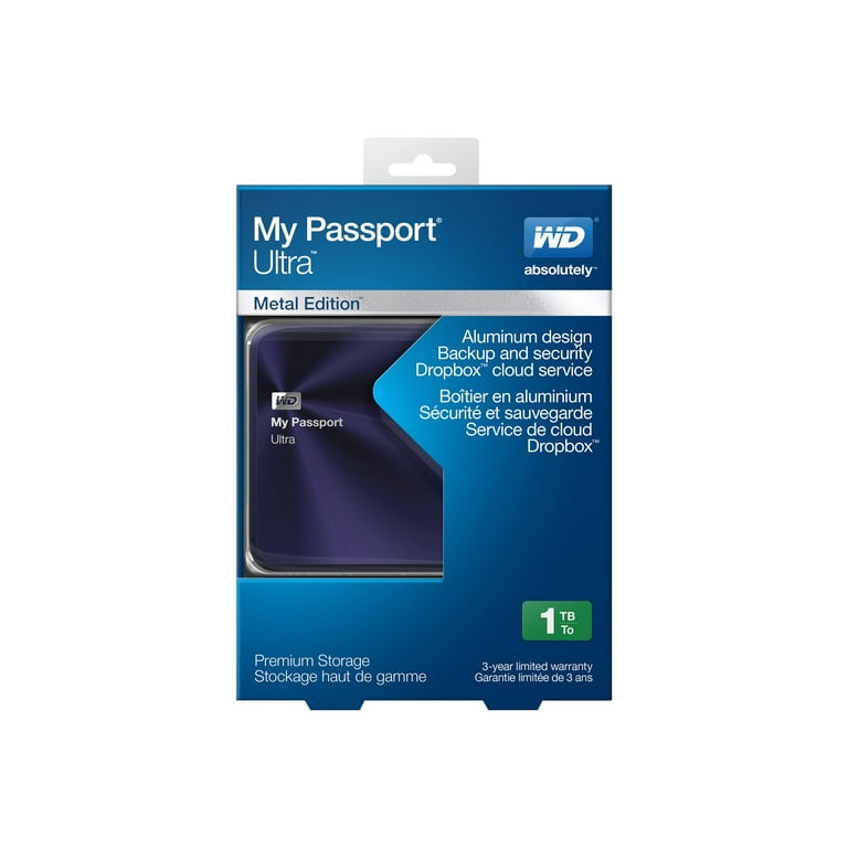 WD My Passport Ultra Metal Edition WDBTYH0010BBA - Hard drive