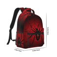 thumbnail image 2 of Yiaed Spider on the Web Print School Backpack College Backpack Daypacks for Students High School Spacious and Durable Daypack for Work and Travel-One Size, 2 of 6
