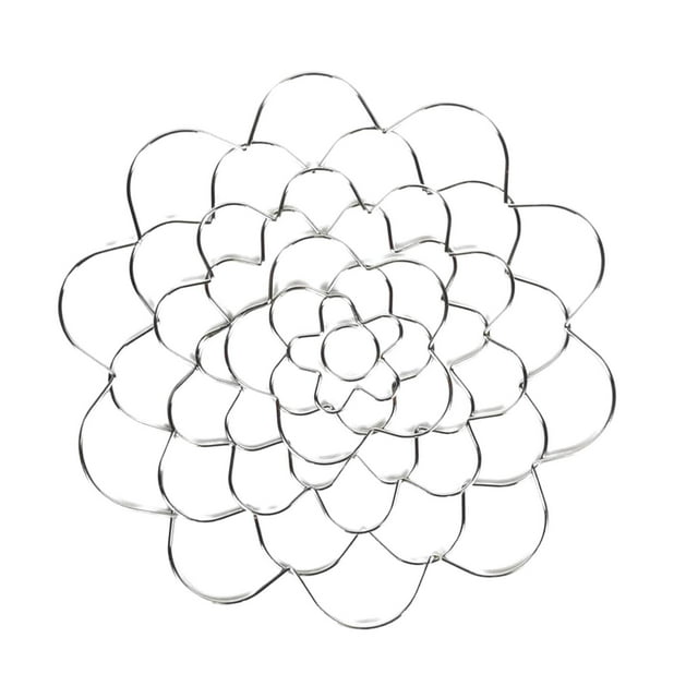 Soporte para arreglos florales, rejilla Floral de rana de flores, tapa de inserción de flores de Metal reutilizable para fijación de plantas de 5 pulgadas