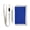 Dark Blue, variant on Nylon Trifold Card Wallet with ID Window Zipper Pocket for Men Women Teen Plain Red