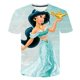 thumbnail image 1 of Camiseta de jazmín de Disney para niños, camiseta de verano con dibujos animados, camiseta bonita con estampado 3D para chicas, camiseta de fondo para chicas, camisetas de jazmín de Disney 12T Gao Jinjia LED, 1 of 2