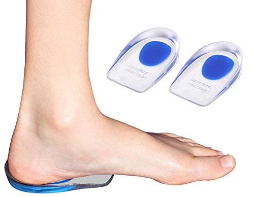Dr Foot Silicone Gel Heel Cups with Shock Absorbing Support Large: Buy box  of 1.0 Unit at best price in India | 1mg